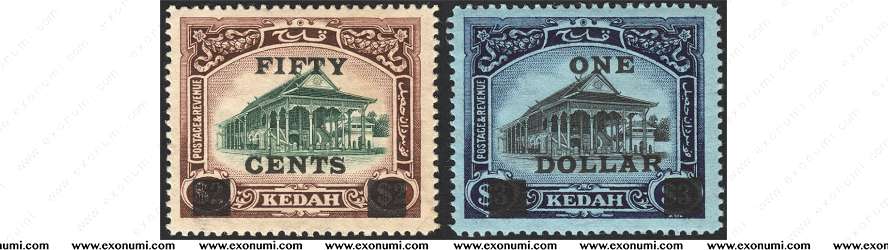 Stamp Auction - Malaiische Staaten - Kedah - Philately: ASIA single lots  including Special Catalog Malaya Auction #39 Day 3, lot 9064